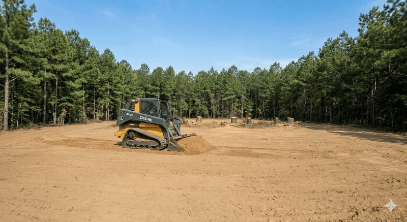 Site preparation in Emanuel County, GA